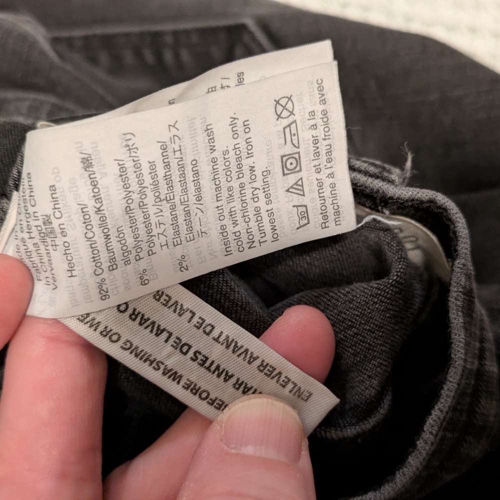 Madewell 10" High Rise Skinny Black Jeans - Picture 6 of 7